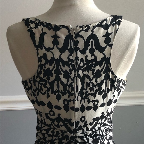 Cynthia Steffe Black & White Tie Front Dress, 2 - Picture 5 of 8